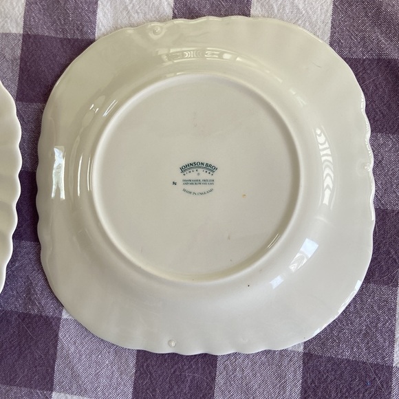 Johnson bros. Dessert luncheon plate square euc - Picture 2 of 5